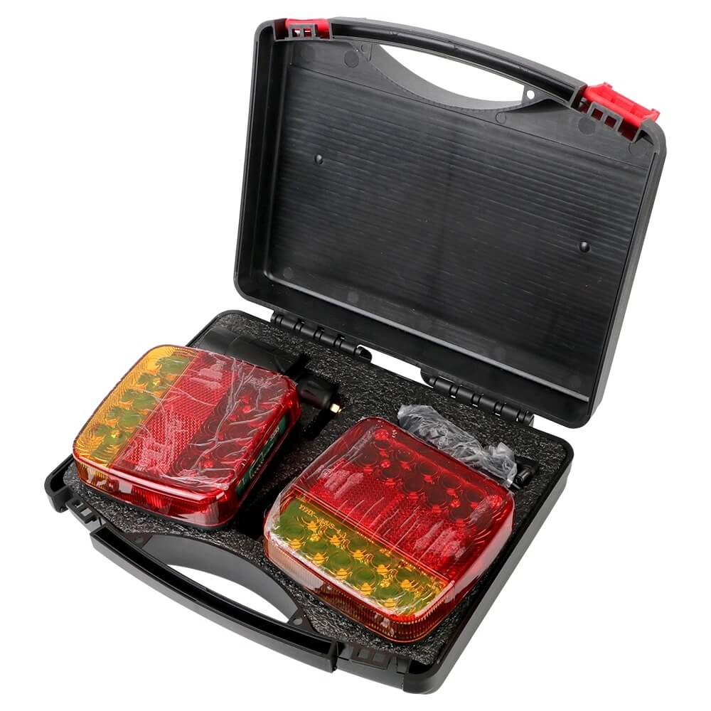 TrailMagnet – Magnetiska Sladdlösa LED Bakljus för Släp, Husvagn & Lastbil | Trådlöst Bromsljus med 5 Funktioner-Tail Lights-BB-Hemnix