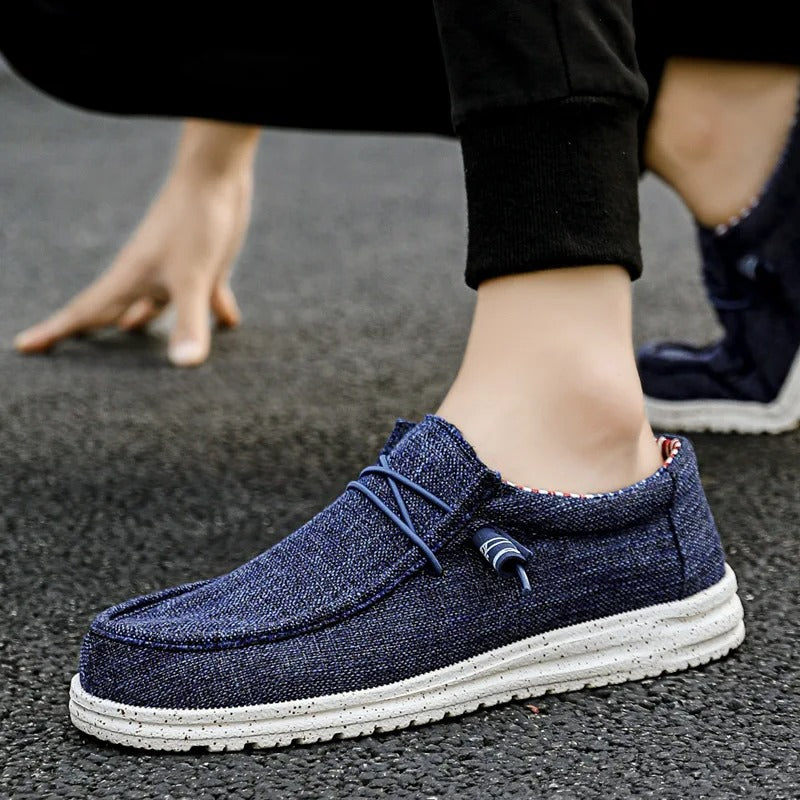 Slip-on-skor i canvas för män-Bellasverige-Hemnix