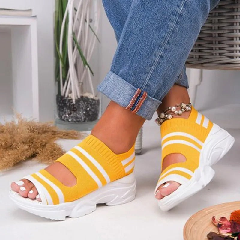 Wedge-sandaler med öppen tå för kvinnor-Hemnix-Hemnix