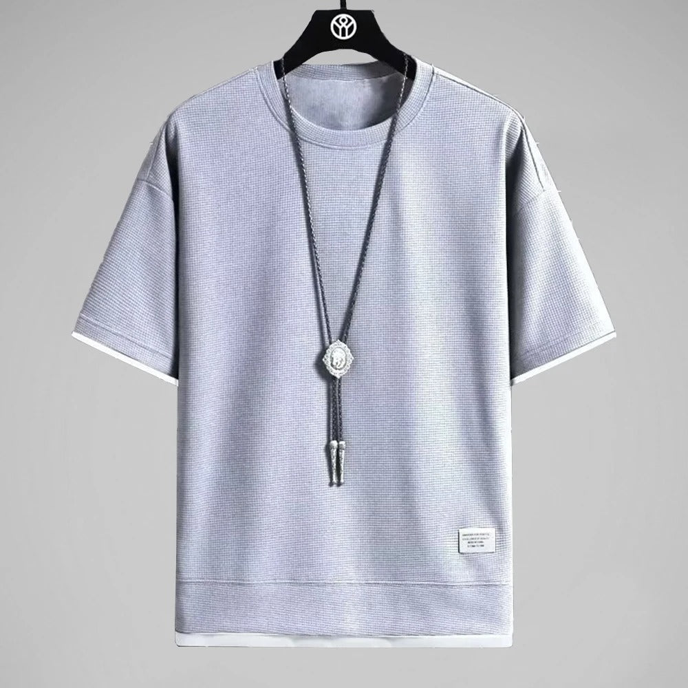 Premium våffel Tshirt för män-Hemnix-Hemnix