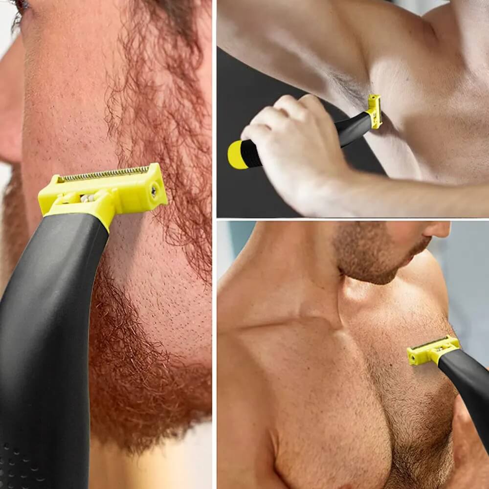 TrimFlex Rakapparat - Vattentålig, Dubbelbladig & Uppladdningsbar för Resor och Vardag-Hair Clippers & Trimmers-BB-Hemnix