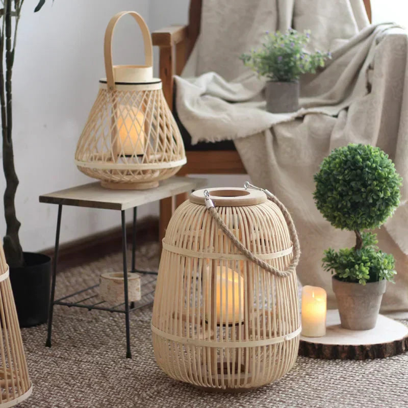 Diapole | Elegant Rotan Lampa för Mysiga och Inbjudande Utomhusmiljöer Carvallo