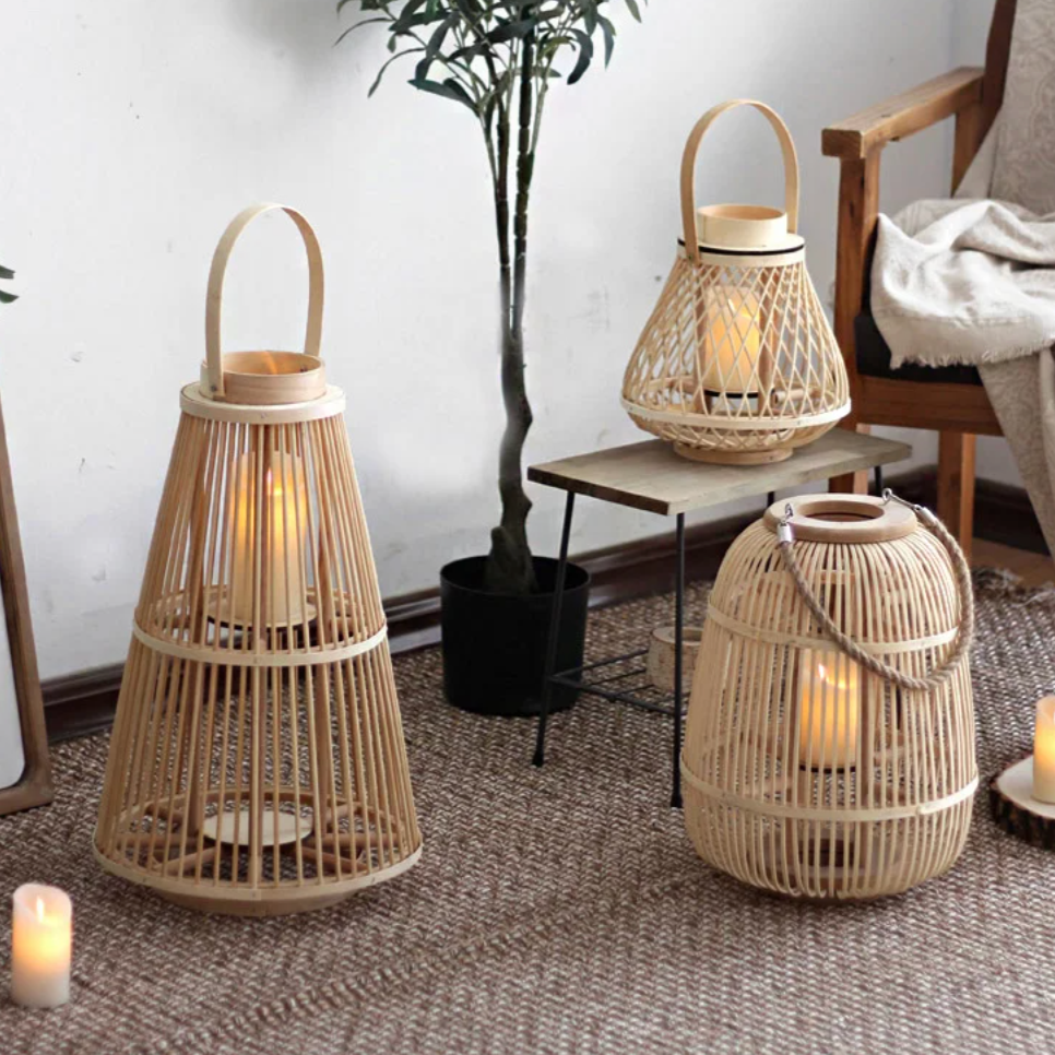 Diapole | Elegant Rotan Lampa för Mysiga och Inbjudande Utomhusmiljöer Carvallo