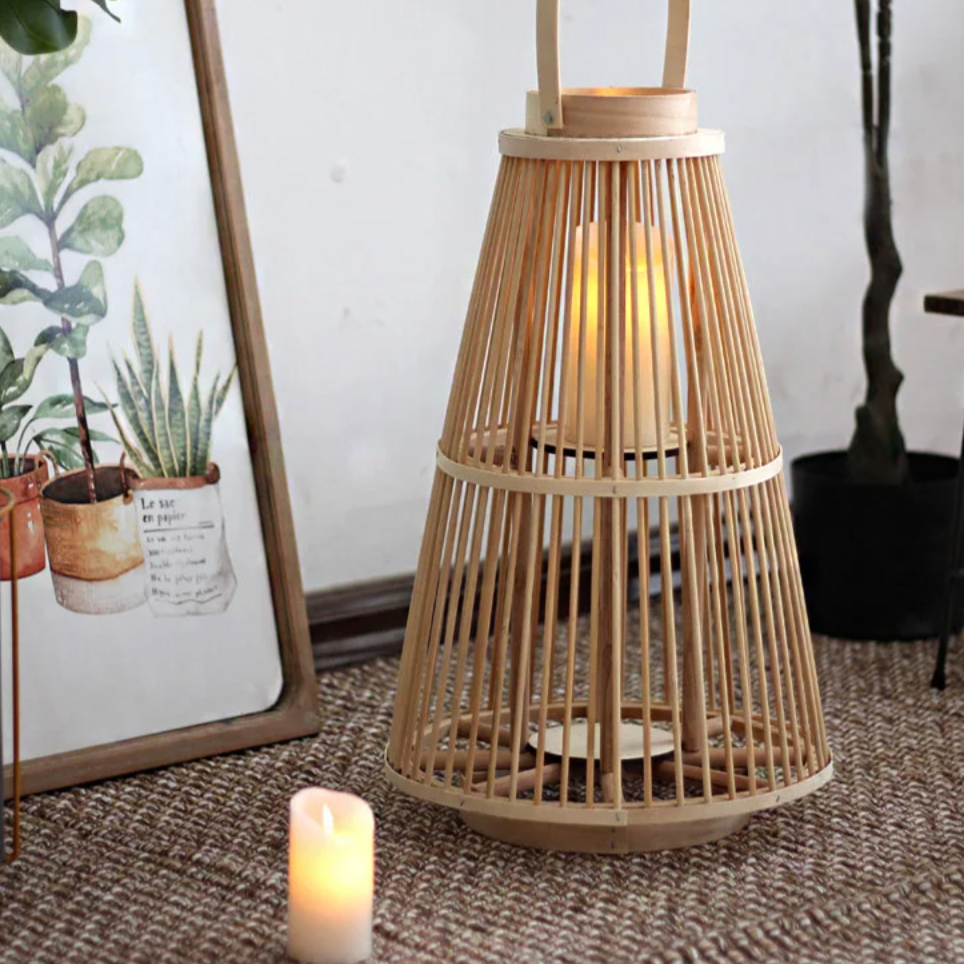 Diapole | Elegant Rotan Lampa för Mysiga och Inbjudande Utomhusmiljöer Carvallo