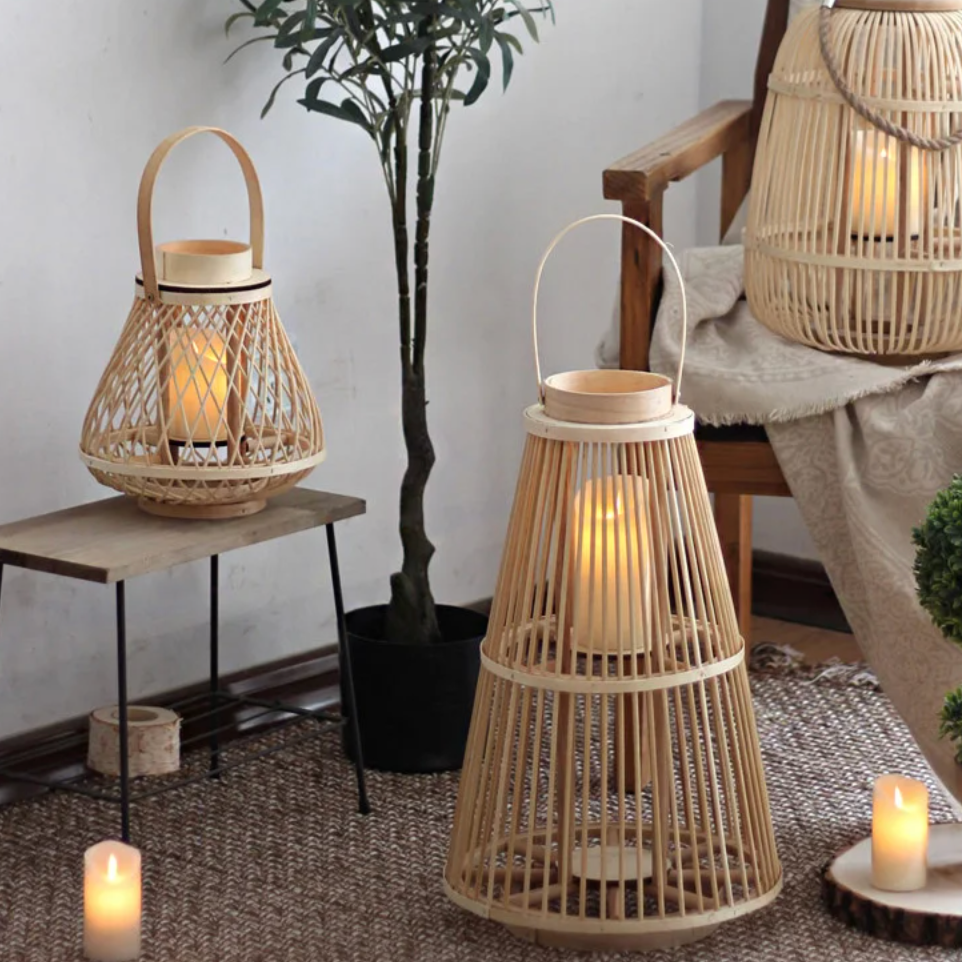 Diapole | Elegant Rotan Lampa för Mysiga och Inbjudande Utomhusmiljöer Carvallo