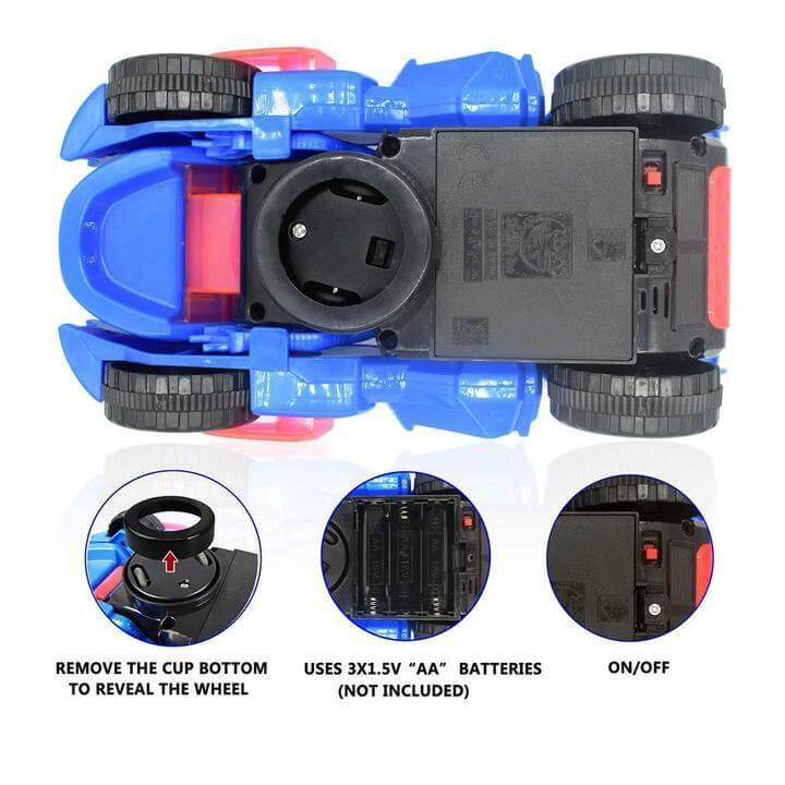 Förvandlande dinosaurie LED-bil-Kids-Bellasverige-Hemnix