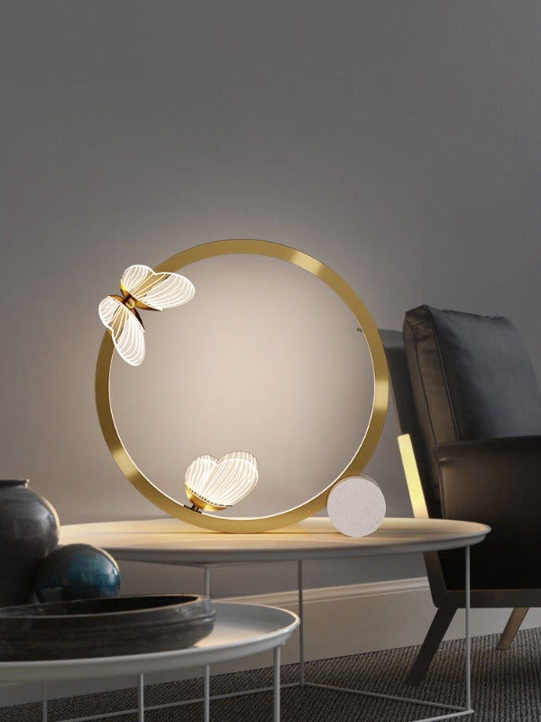 LumiPapillon - Elegant Fjäril Bordslampa Dimbar & Energibesparande LED Ljus Carvallo