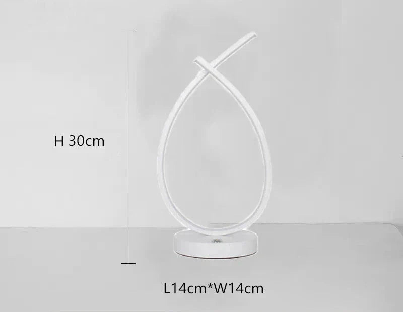 BrightRead - Dimbart LED Ljuslampa med Slankt Design för Sov- och Vardagsrum Carvallo