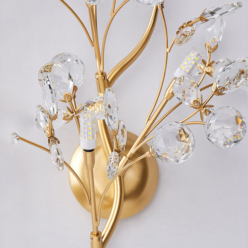 CrystalBloom - Väggbelysning Elegant Väggbelysning för Vardagsrum Carvallo