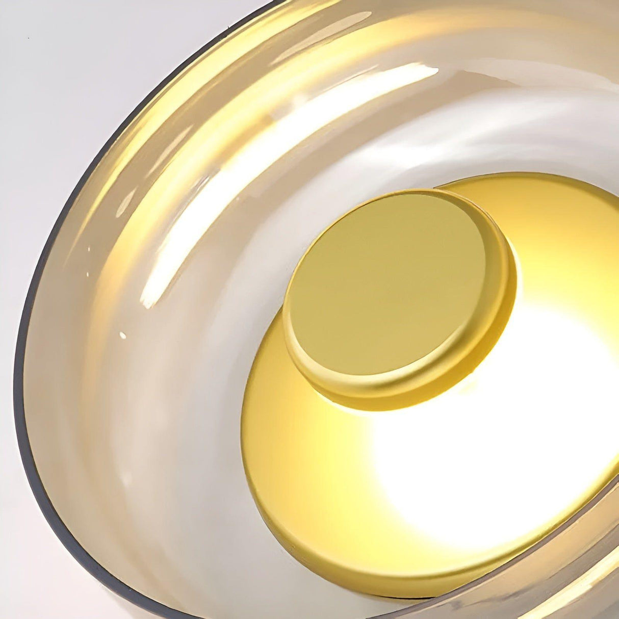 LED-vägglampa i glas – Nordisk design med varmt ljus | Idealisk för hall och vardagsrum Carvallo