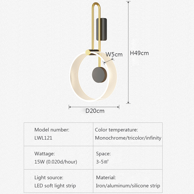 NordicaGlow – Minimalistisk LED Vägglampa Carvallo