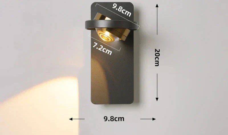 GlowAdjust - Modern LED Vägglampa med Justerbar Arm Carvallo