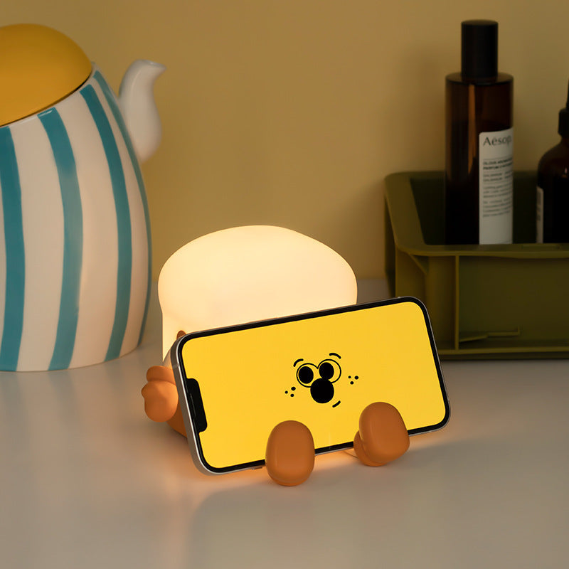 GlowToast - Uppladdningsbar LED Nattlampa i Toastdesign Carvallo