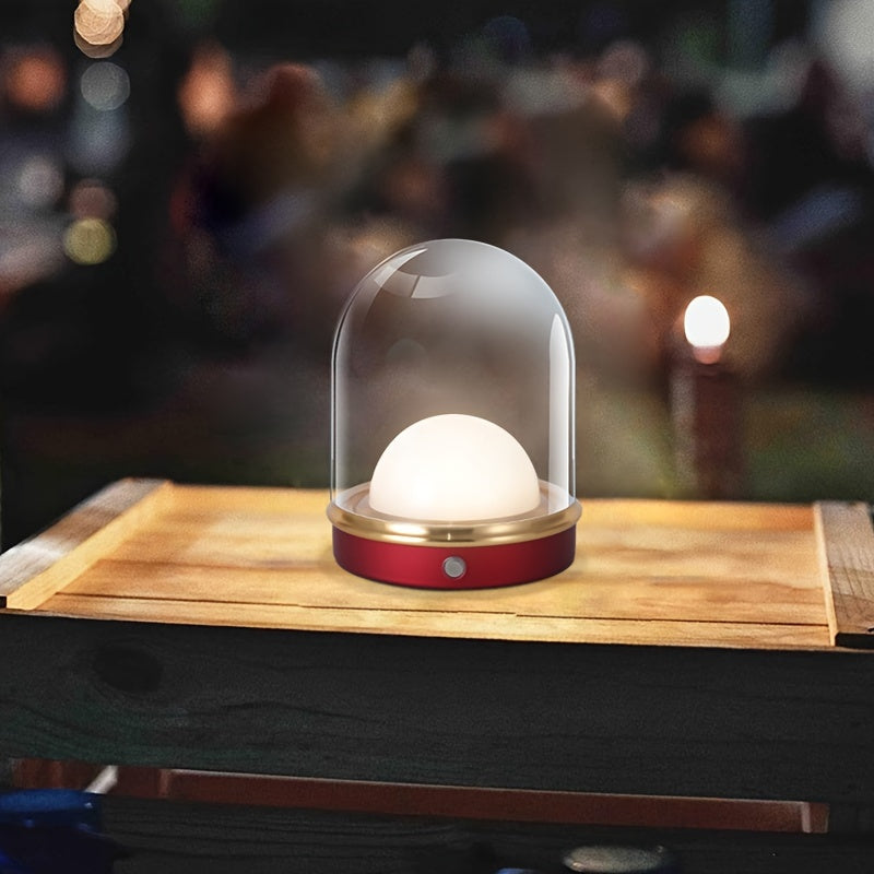 CrystalGlow - Trådlös LED Bordslykt med Stämningsbelysning för Vardagsrum och Sovrum Carvallo