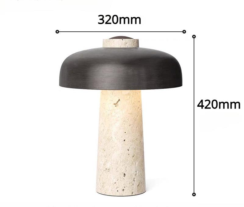 LuxeGlow - Marmorerad Skrivbordslampa med Tidlöst Design Carvallo