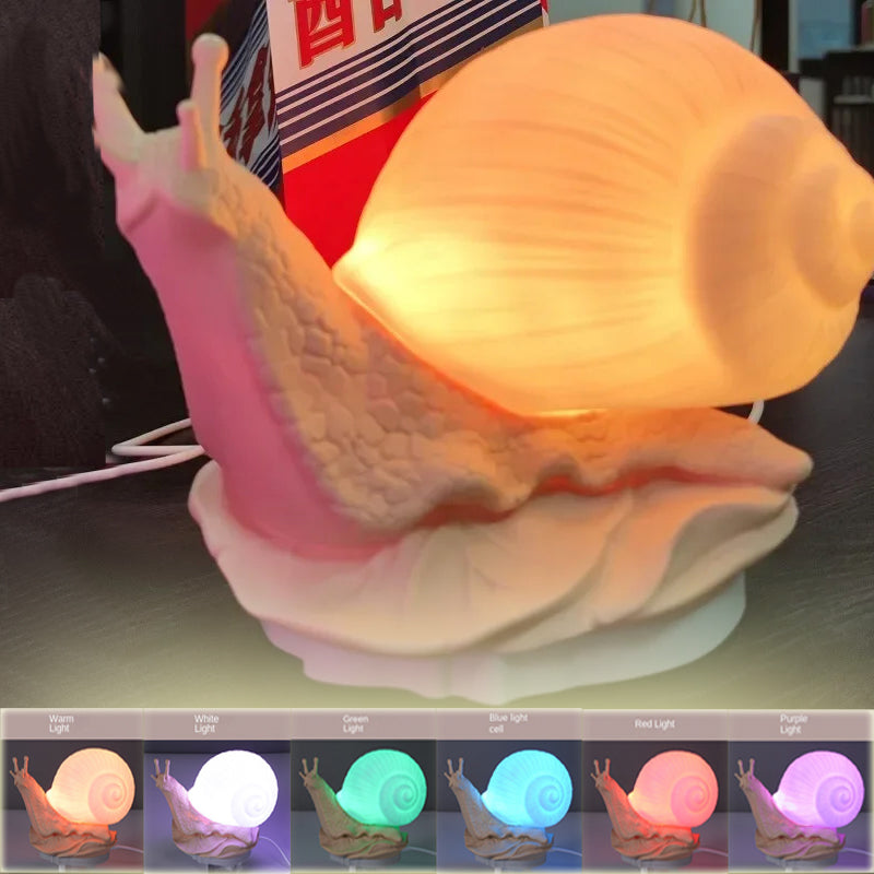 GlowSnail - Dimbar LED Nattlampa med Touchkontroll Carvallo