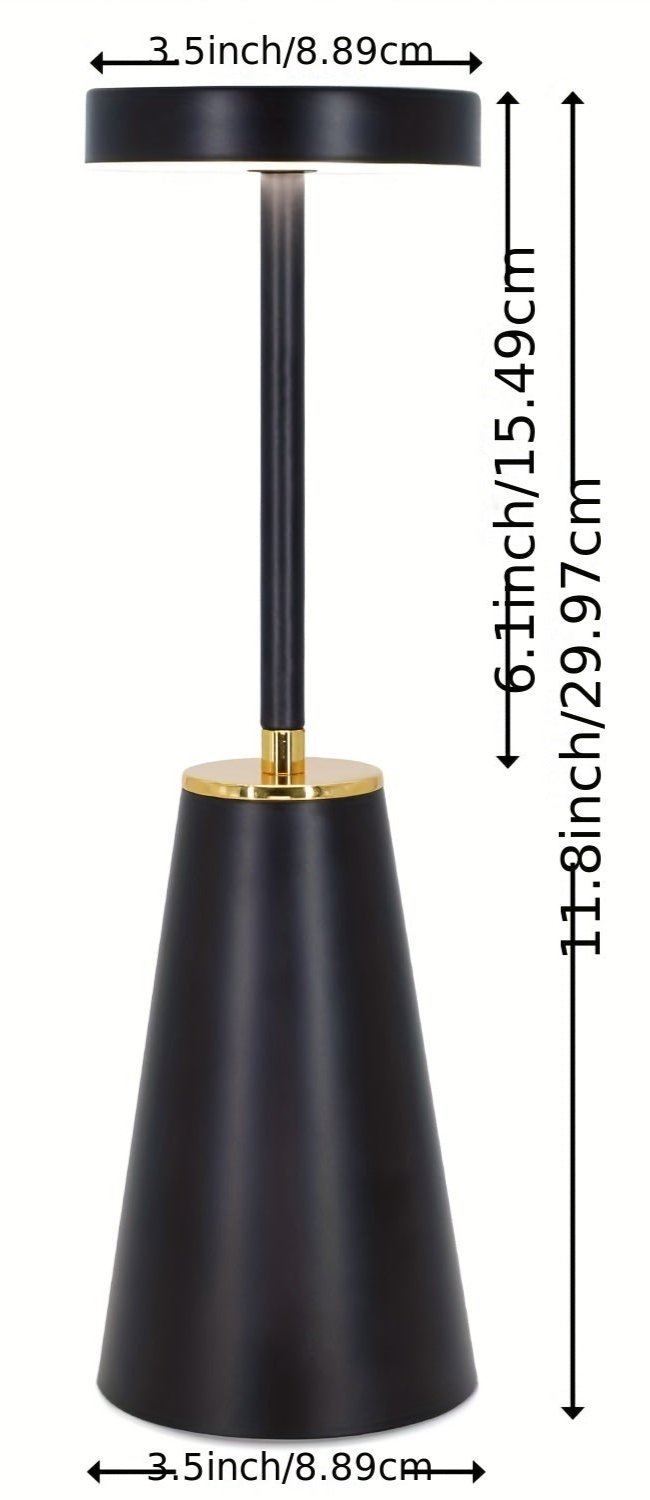 LumiTouch - Modern LED Bordslampa med Dimmbar Touchfunktion | Trådlös & Energisnål Carvallo