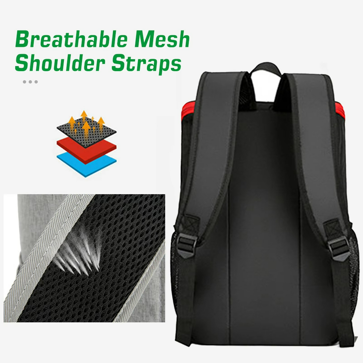 Isolerad picknick- och vandringsryggsäck – Inbyggt kylfack MILA Sverige