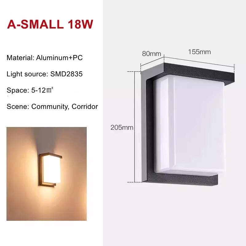 LuminAura - Modern LED Utomhusbelysning Carvallo