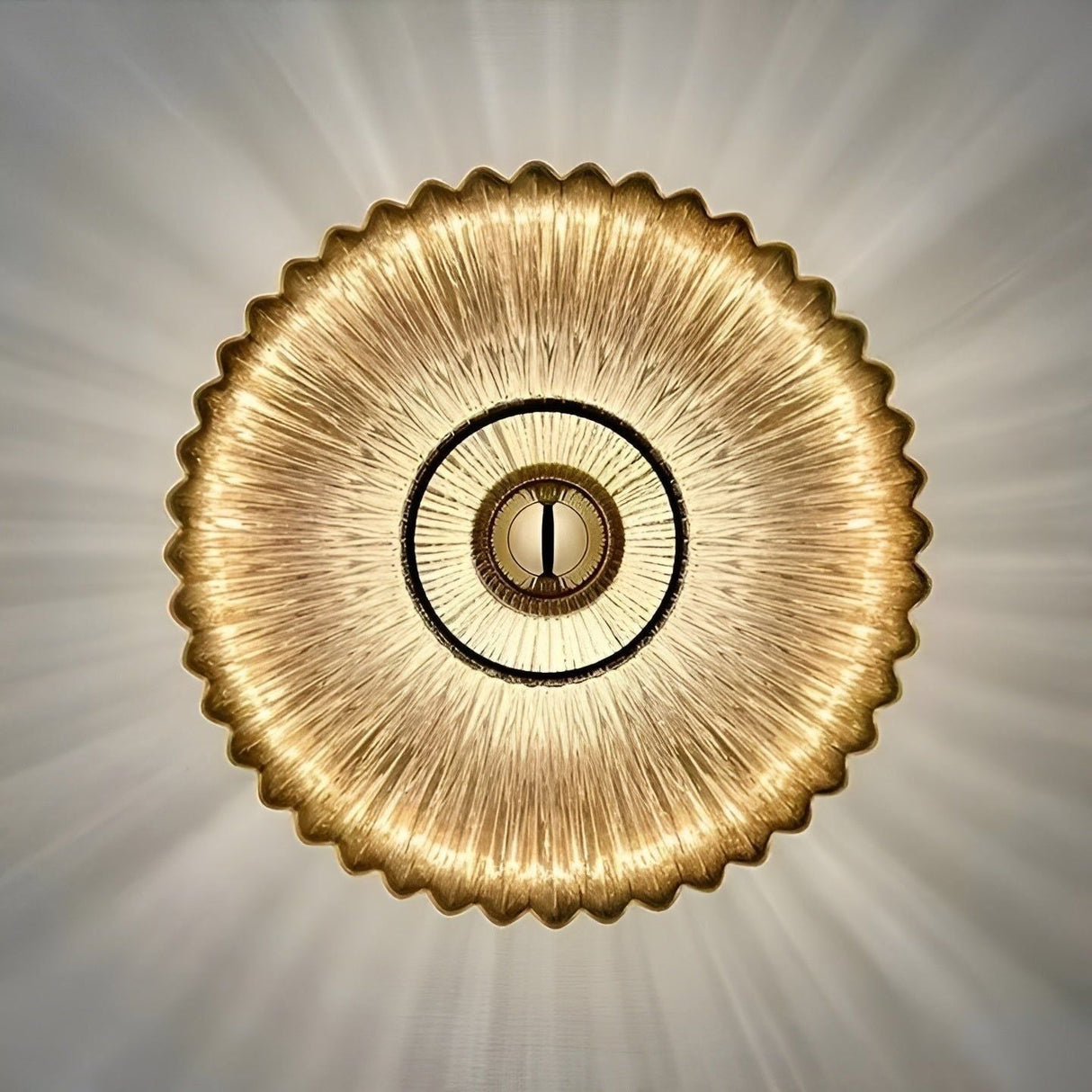 GlassShine Light - Lyxig vägglampa i glas Carvallo