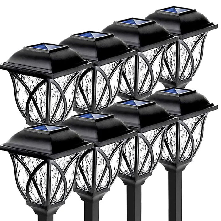 Solar Trädgårdbelysning med Naturlig Charm – Eleganta Lampor för Utomhusbruk Carvallo