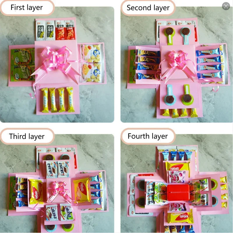 Carvallo - Överrasknings-Explosionslåda, + 8 GRATIS Fjärilar Carvallo