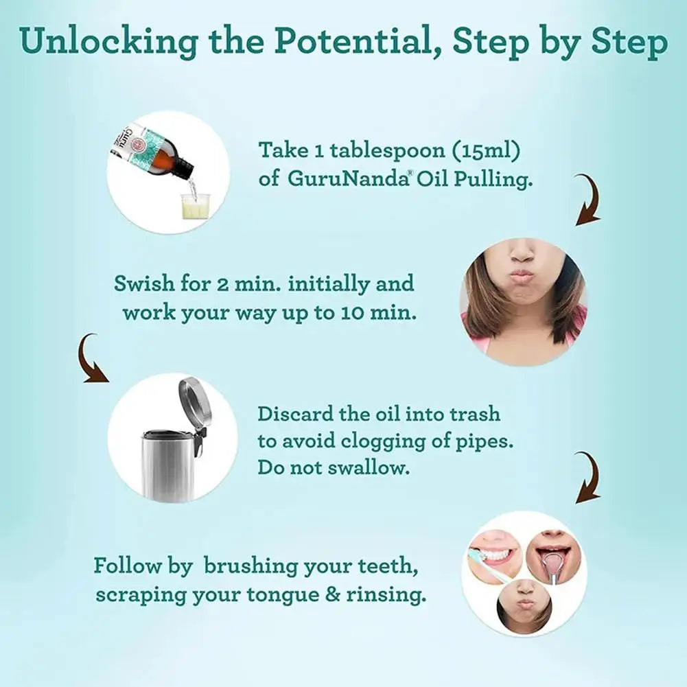 COCOMINT Muntolja – 7 essentiella oljor och vitaminer för munvård Carvallo