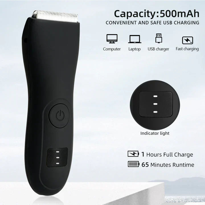 Herrkroppshårklippare och damrakapparat med bikini-tillbehör Carvallo