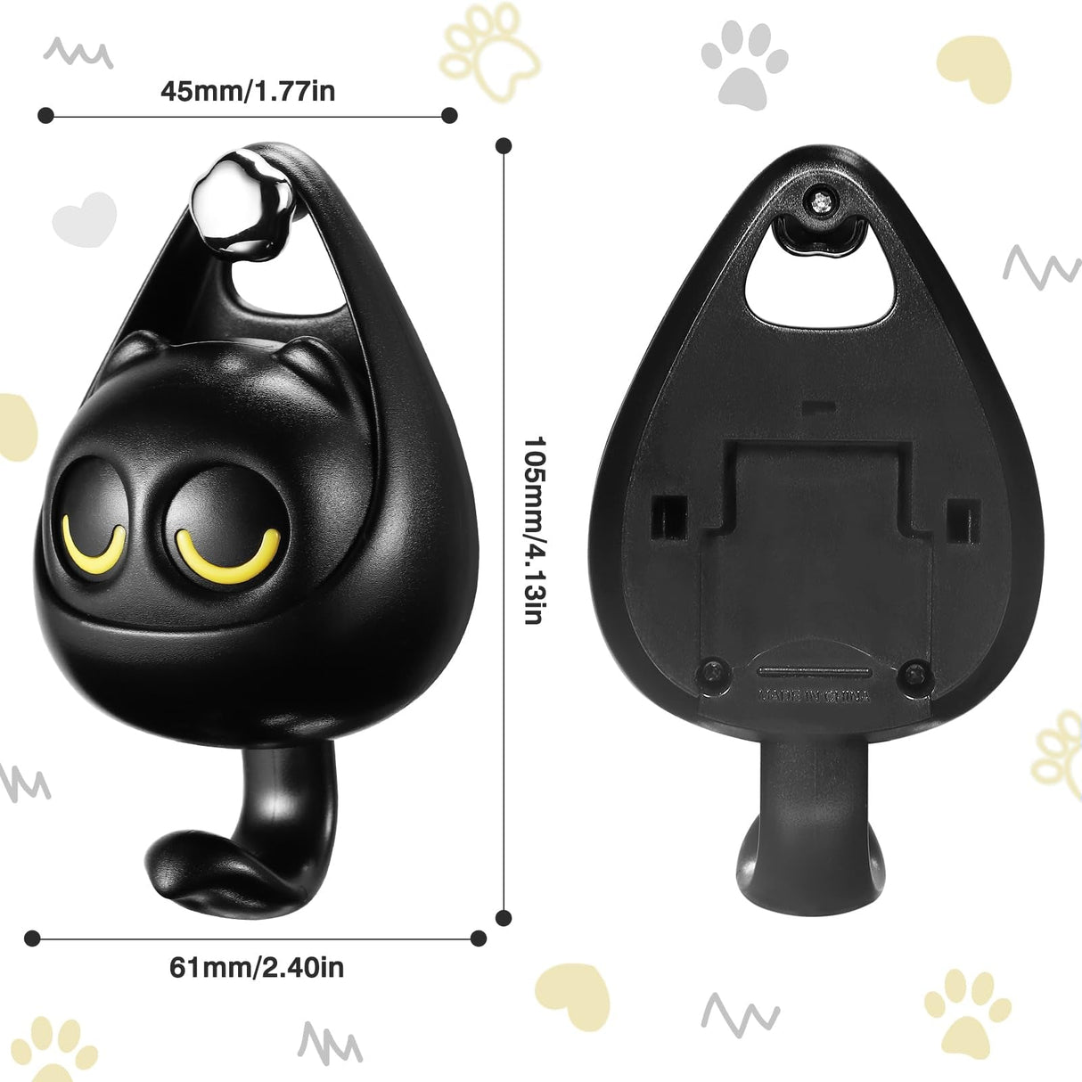 Carvallo | PawHook – Söta kattkrokar för mer ordning! Carvallo