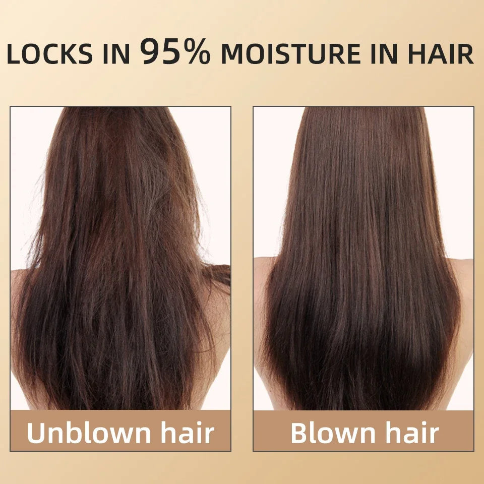 Carvallo Pro 2400 Hårtork 2400W | Ionteknologi | Ljuskälla & Kall luft | Lätt & Ergonomisk Carvallo