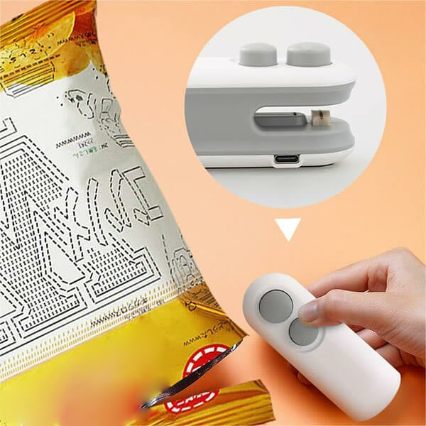 Carvallo - Mini-påseförseglare, Bärbart 2-i-1-verktyg Carvallo