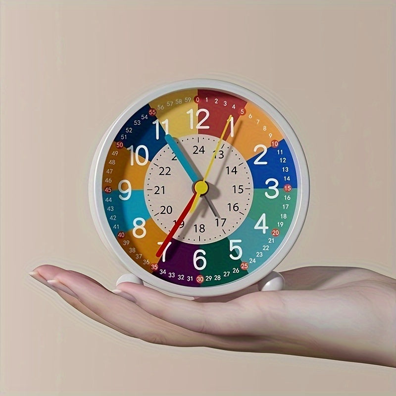 Utbildningsvänlig Tyst Väckarklocka – Färgglad Klocka för Studenter och Barn Carvallo