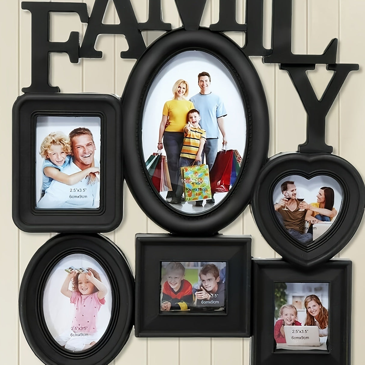 Väggkonst Familjefotoframeset Collage Carvallo