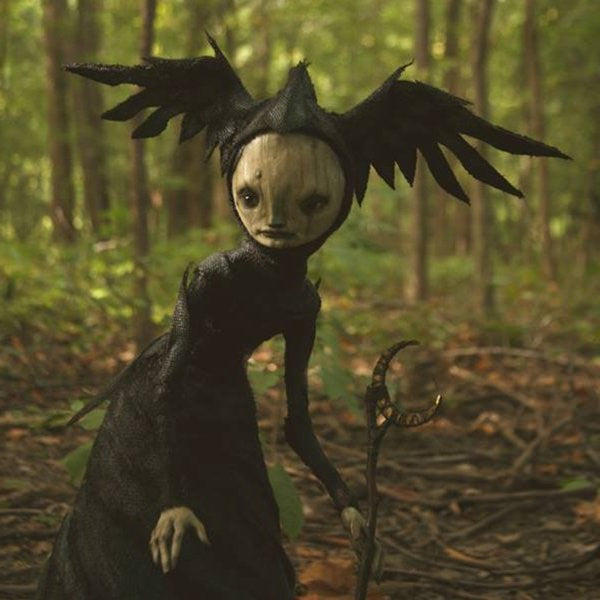 Gotiska häxstatyer – Spöklik Halloween-skulpturkonst för hemsökt och mörk heminredning MILA Sverige