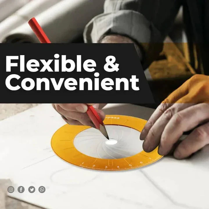 Carvallo - Justerbart verktyg för att rita cirklar Carvallo
