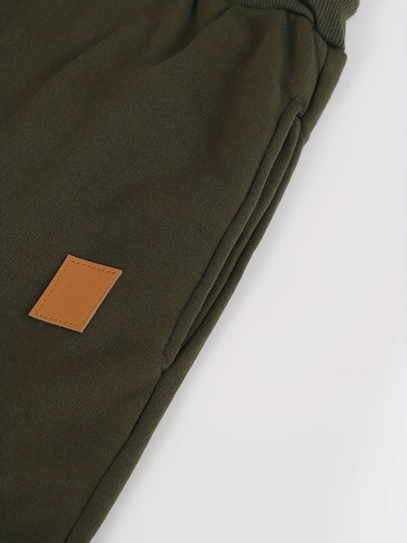 Herrbyxor Löst Sittande Casual med Sladddragning 100% Bomull-Herrbyxor-Hemnix-Hemnix