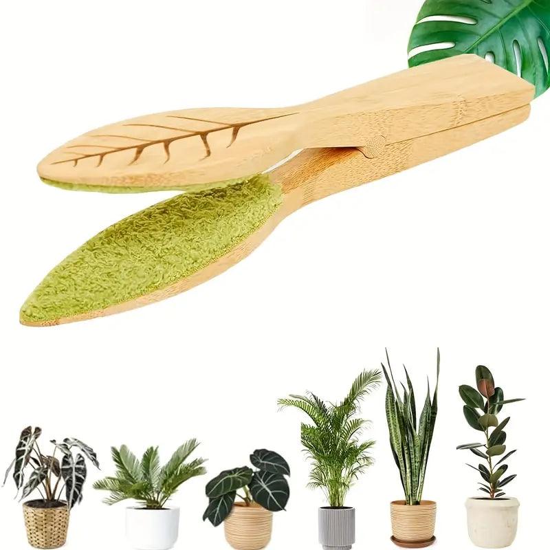 Carvallo Träbladrenare | Mild växtvård utan elektricitet | Ergonomisk & miljövänlig | För inomhus- & utomhusväxter Carvallo