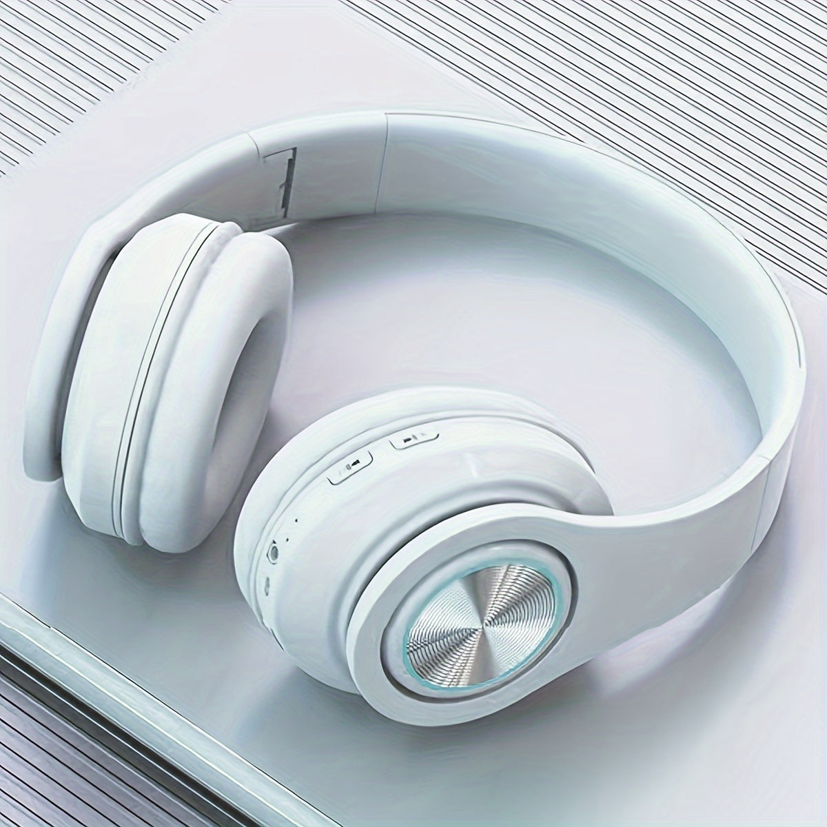 Trådlösa hörlurar LED-ljus över örat headset Carvallo