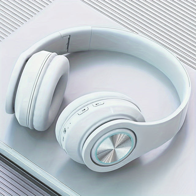 Trådlösa hörlurar LED-ljus över örat headset Carvallo