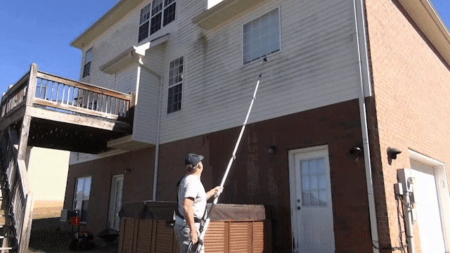 Luxora 4000 PSI Teleskopisk Högtryckstvättstång Set för Ränna & Takavlopp & Väggar Rengöring Carvallo