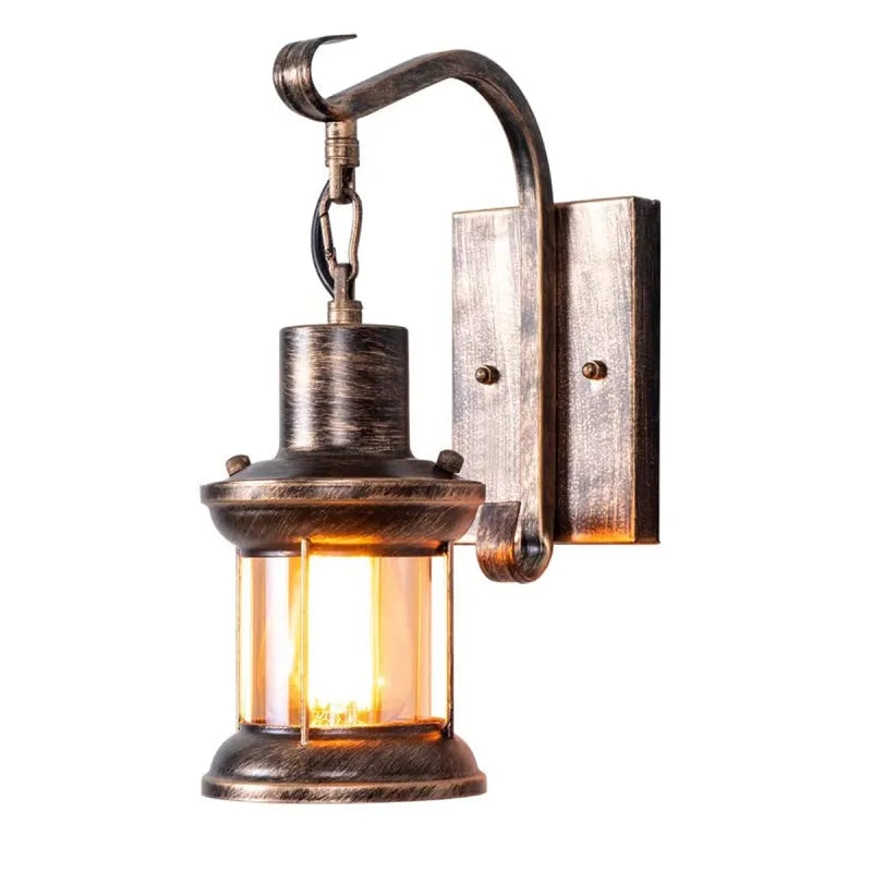 Vägglampa med vintage glaslampa-design Carvallo