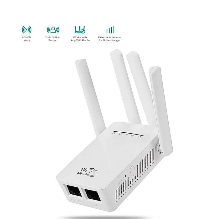 Trådlös nätverksförlängare - Stark WiFi-förstärkare för hela huset Carvallo