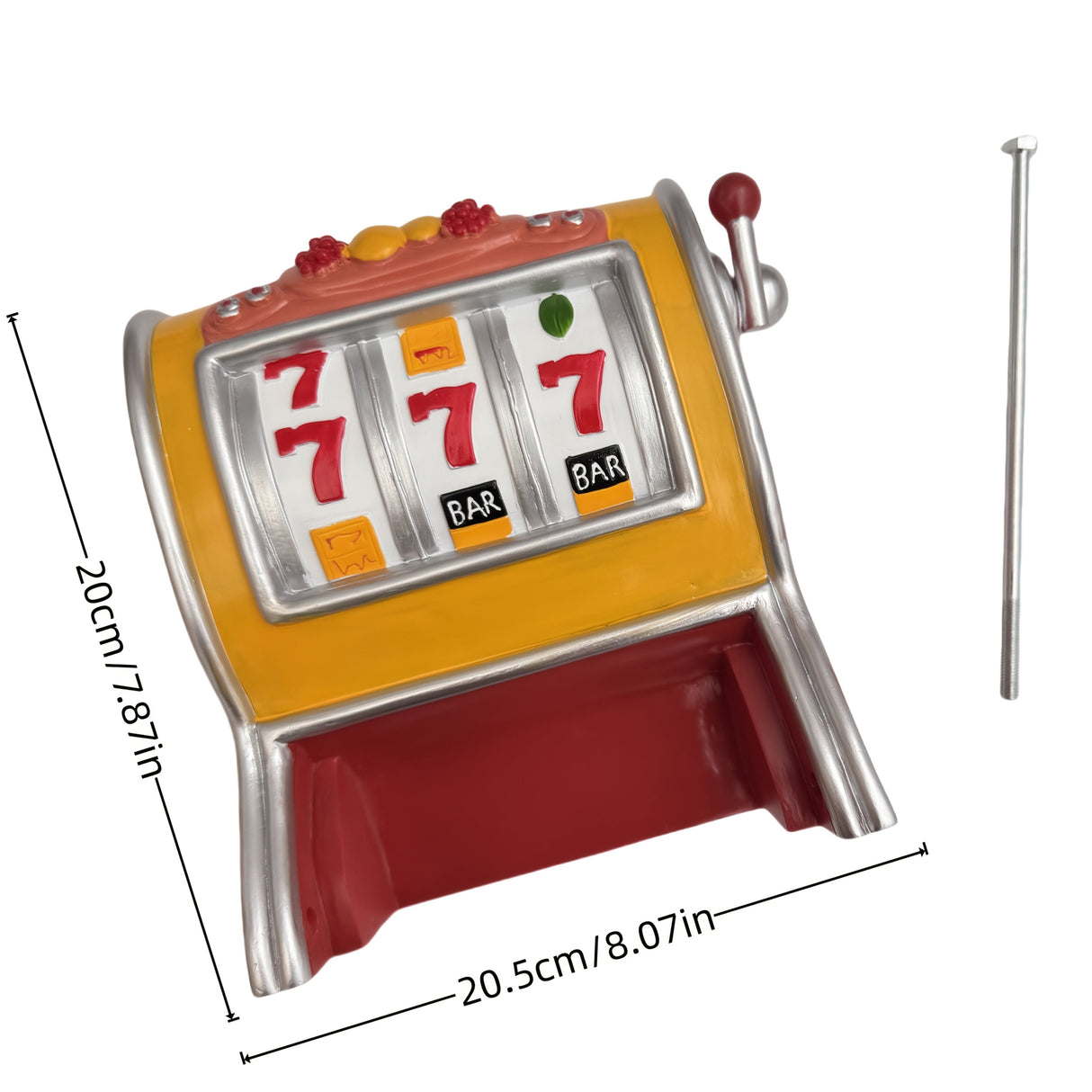 Jackpot Toalettpappershållare – Spelautomatdesign & Väggmonterad Carvallo