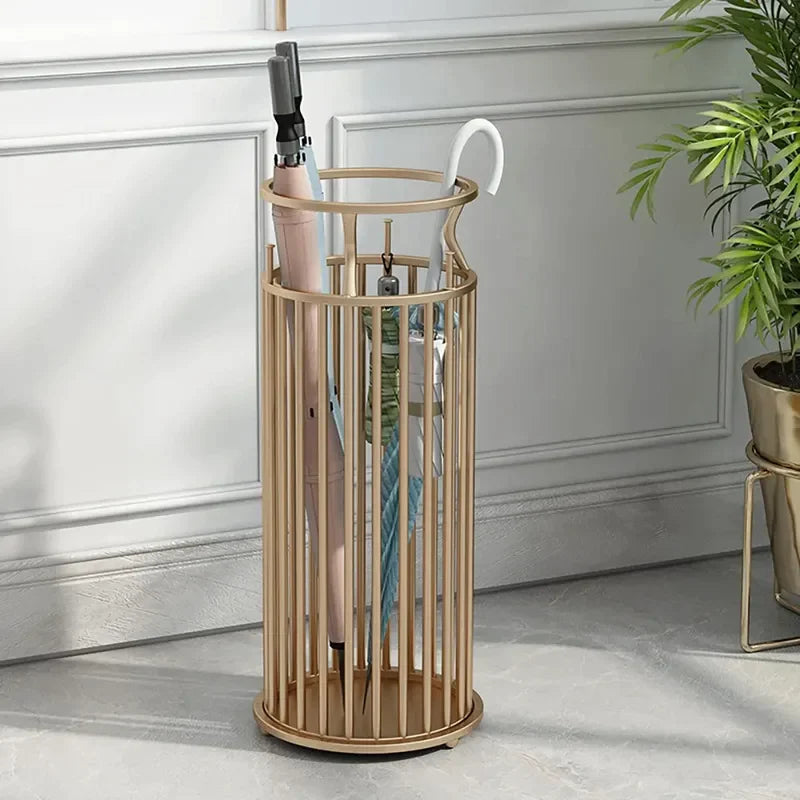RegalRain - Lyx paraplyställ med polerade guld detaljer för smart förvaring Carvallo