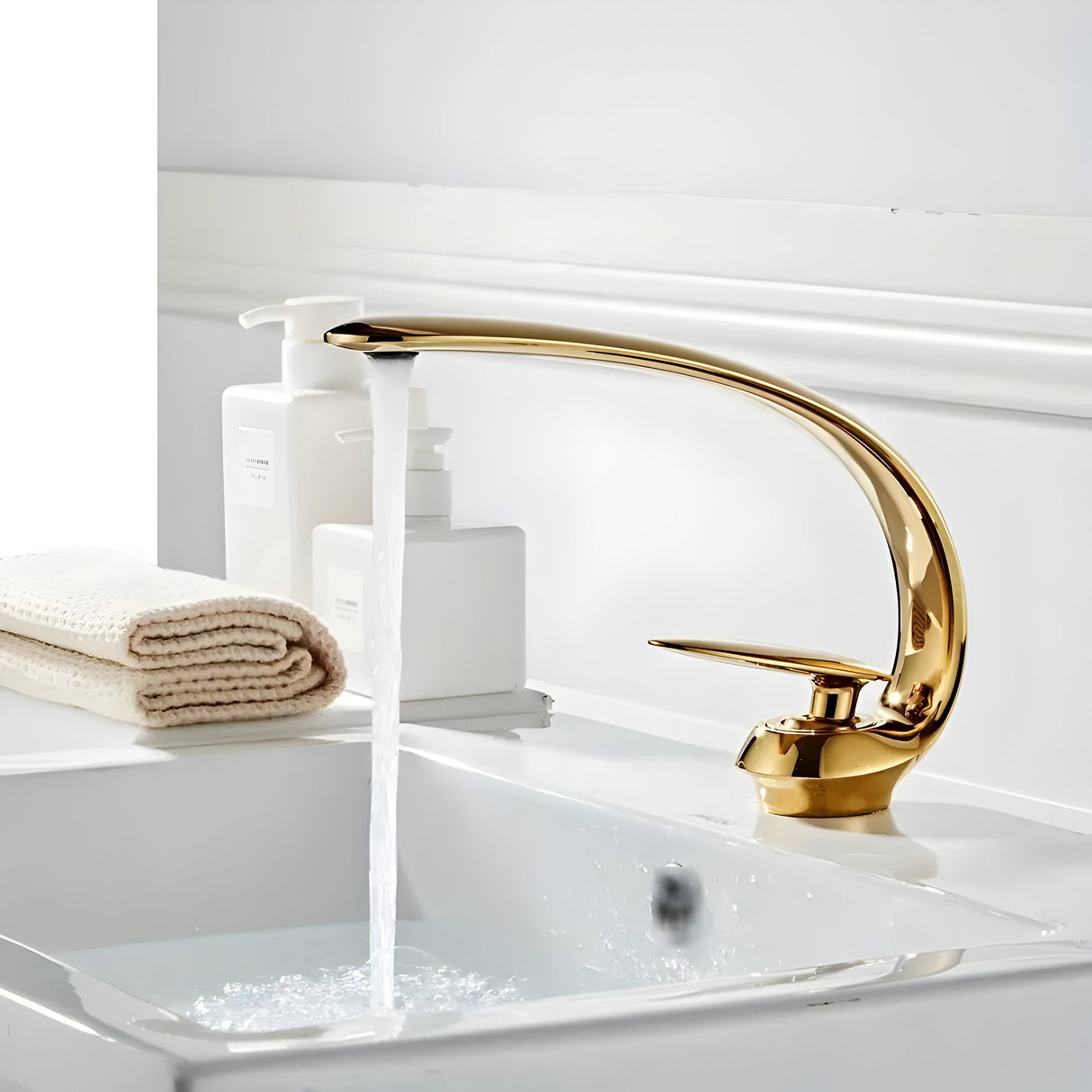 ModoSplash - Minimalistisk diskbänksblandare (Dual kontroll) Carvallo