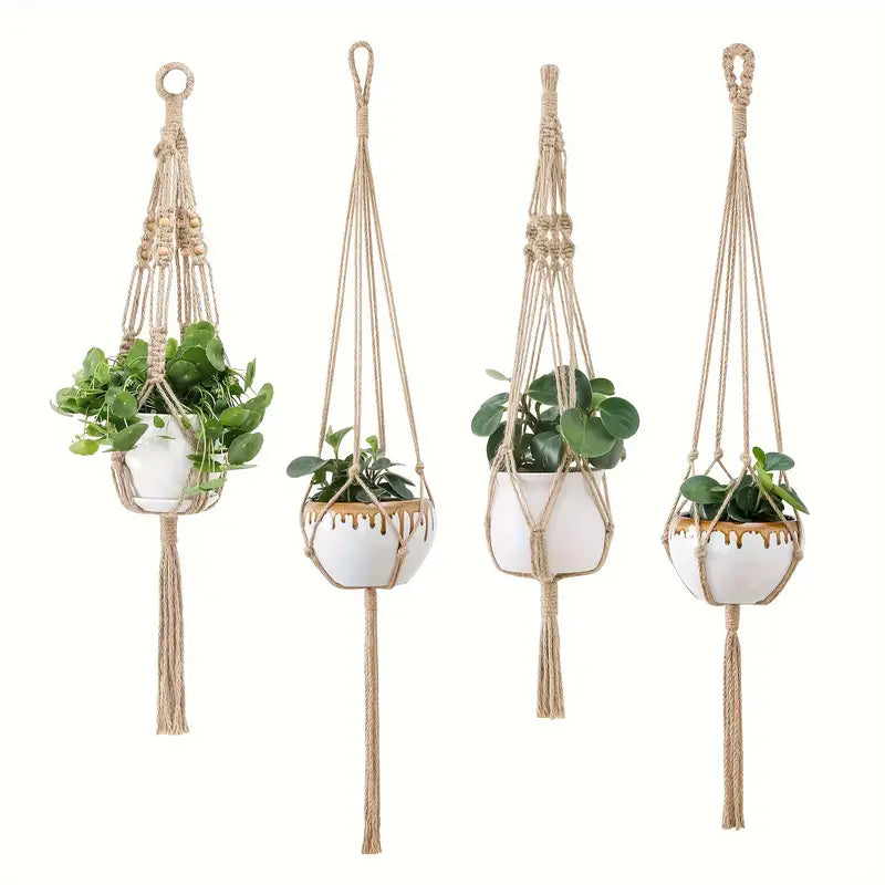 NatureKnot - Handwoven plant hanger for stylish gardens | 1+1 Free Carvallo