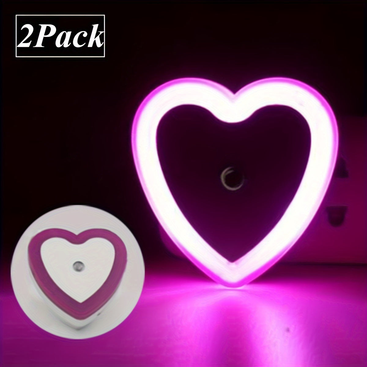 HeartGlow LED Nattljus - Smart Skymning-till- Gryning Nattbelysning Carvallo