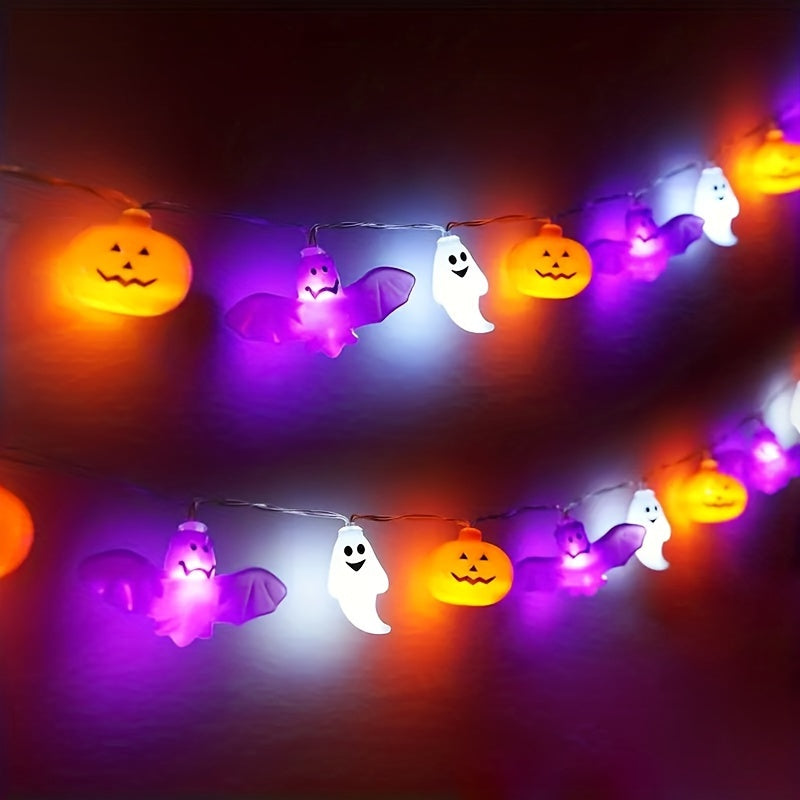 Halloween-lights string battery-operated pumpkin Carvallo