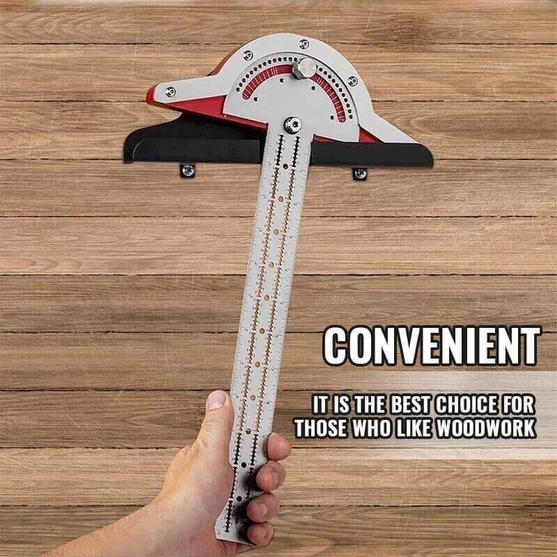 ProAngle - Precisionslinjal för träbearbetning – Layout- och markeringsverktyg för flera vinklar MILA Sverige