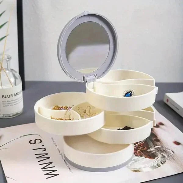 Vridbar Smyckesförvaringsbox (4 Lager) Carvallo